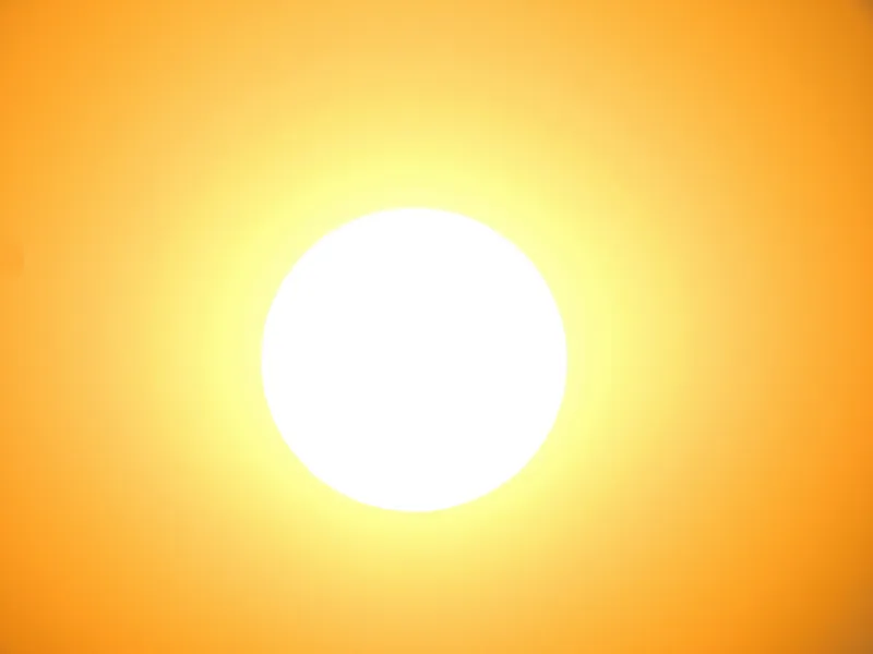 Därför ser solen gul ut på jorden